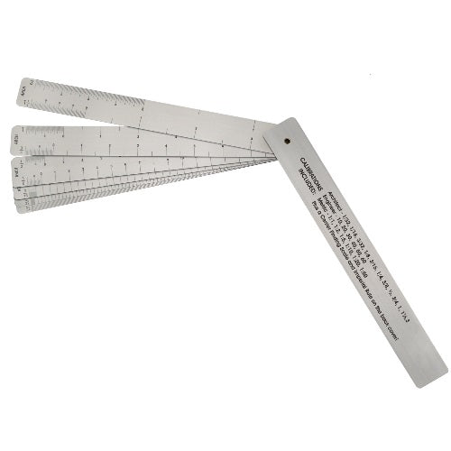 Alumicolor- Drafting Scale Fan - 6 inch (3699-1)