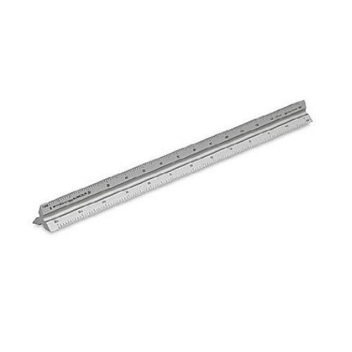 Alumicolor 3050-1 - 12 Architect Triangular Scale - Titan Tools Direct