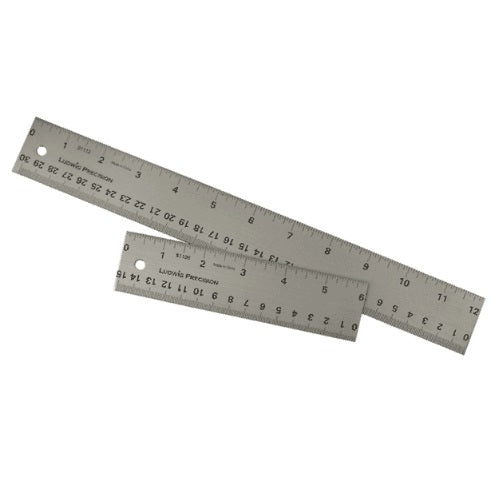 Alumicolor 81012 - 12 Ludwig Precision Straight Edge - Titan Tools Direct
