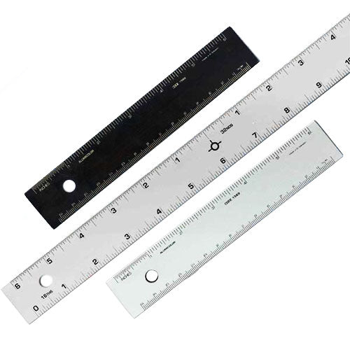 Alumicolor 1594-1 - 24 Standard Straight Edge with Center Finding Back - Titan Tools Direct