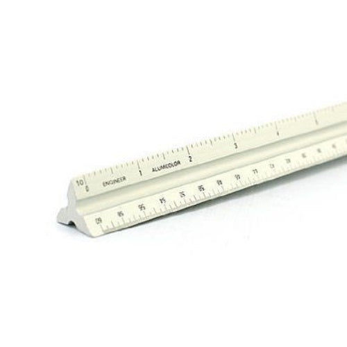 Alumicolor - Engineer Triangular Scale - 12 inch (3250-1)