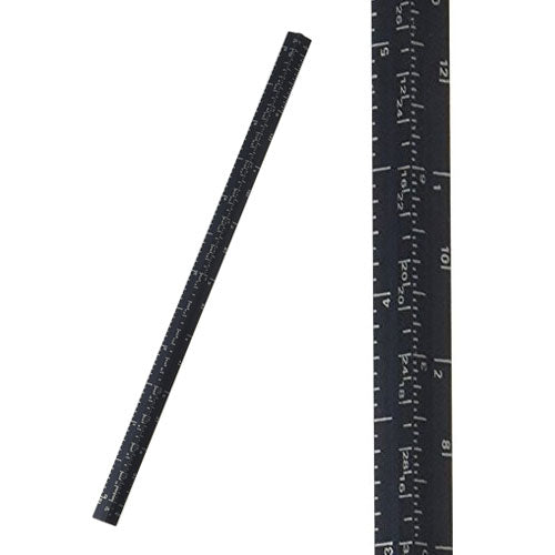 Alumicolor 3010-9 - 6 Aluminum Triangular Architect Scale - Black - Titan Tools Direct