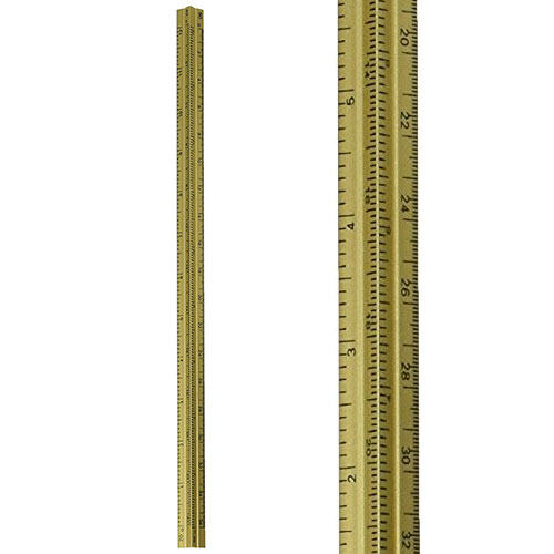 Alumicolor 3210-2 - 6 Aluminum Triangular Engineers Scale - Gold - Titan Tools Direct