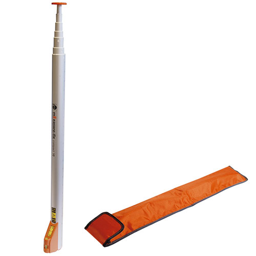 Nedo - Measure Fix Compact 10ft Telescopic Rule - 24 to 119 inch (F380213-185)