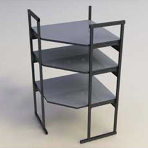 Kendall Howard 7100-1-100-CR - Corner Performance Plus Heavy-Duty LAN Station