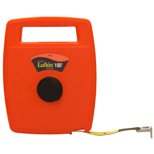 Lufkin 100 FT Hi-Viz Linear Measuring Tape - 182-706D - Titan Tools Direct