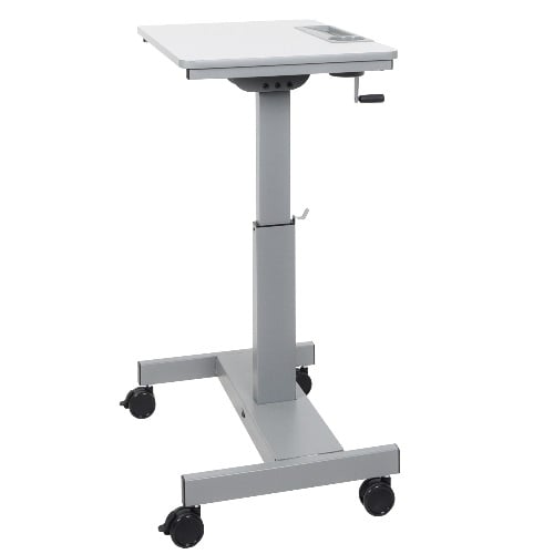 Luxor STUDENT-C - Sit-to-Stand Student Desk with Crank Handle  - Titan Tools Direct