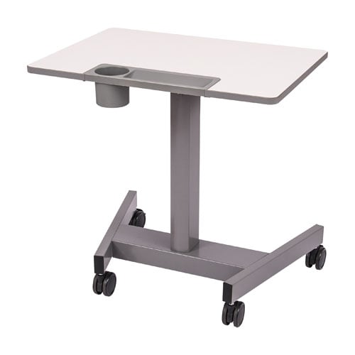 Luxor Sit-to-Stand Student Desk with Pneumatic Adjustment - STUDENT-P - Titan Tools Direct