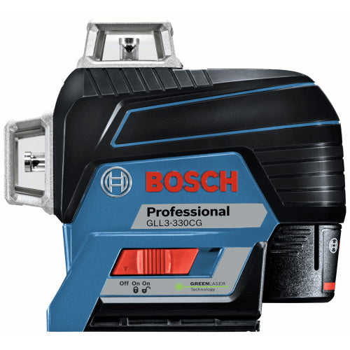 Bosch GLL3-330CG - 360 Degree Connected Green-Beam Three-Plane Leveling and Alignment-Line Laser - Titan Tools Direct