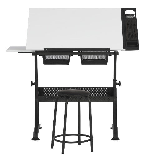 Studio Designs 10102-Charcoal/White - Fusion Craft Center with 24 Tray - Titan Tools Direct