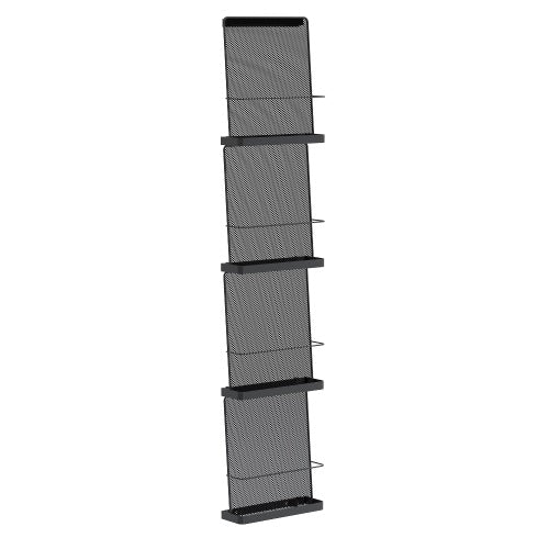 Safco Onyx Wall Mounted Organizer - Four Pocket - 5592BL - Titan Tools Direct