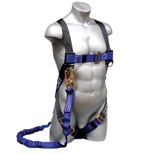 Elk River Construction Plus Series Safety Harness with 6 ft NOPAC with Snaphook - 48013 - Titan Tools Direct