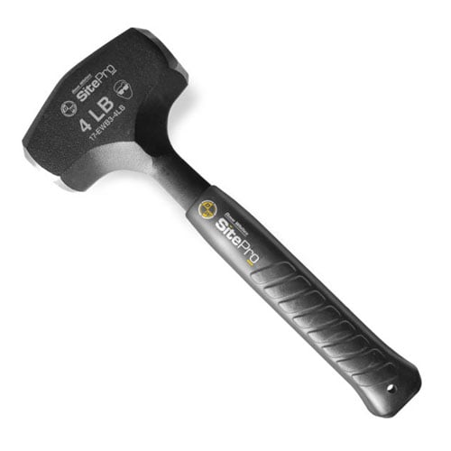  SitePro 4 lb Club and Drilling Hammer - 17-EWB3-4LB 17-EWB3-4LB Titan Tools Direct