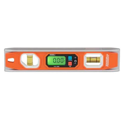  Johnson Level 10 inch Magnetic Programmable Digital Torpedo Level - 1435-1000D 1435-1000D Titan Tools Direct