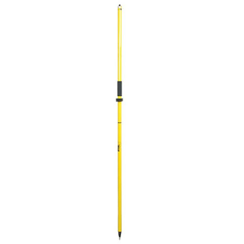 Seco - 2 m GPS Rover Rod with Cable Slot - Standard Yellow (5125-06-YEL)