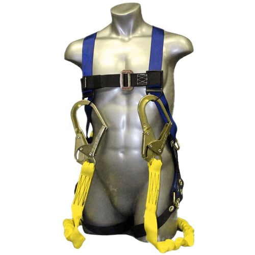 Elk River Construction Plus Series Safety Harness with NoPac Lanyard - 48363