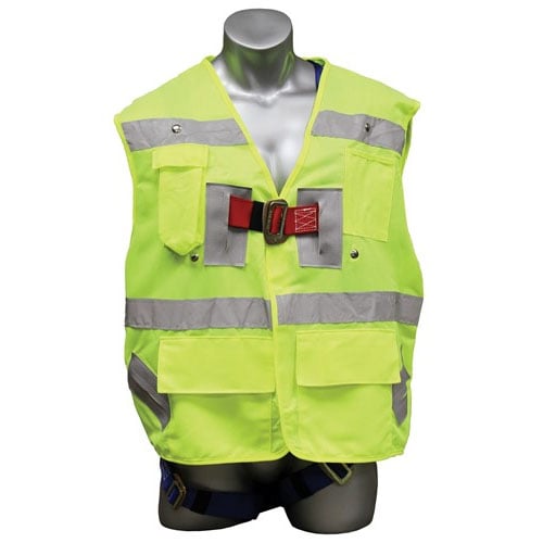 Elk River Freedom Safety Vest Harness - Safety Green - 55394  - Titan Tools Direct