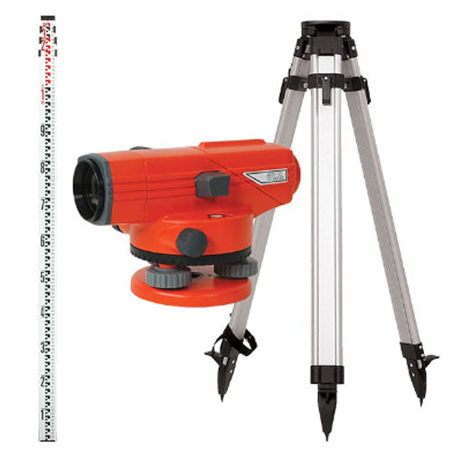  Seco 32x Auto Level Package - 4 m Rod - Metric - 4811-32P6 - Titan Tools Direct