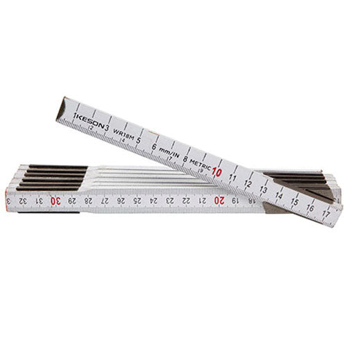 Keson Metric Wood Ruler - WR18M