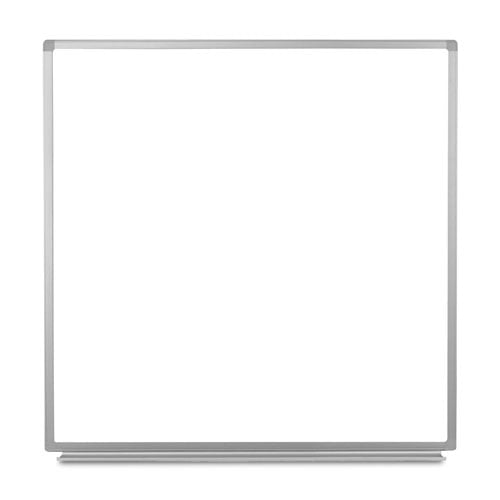 Luxor 48"W x 48"H Wall-Mounted Magnetic Whiteboard - WB4848W