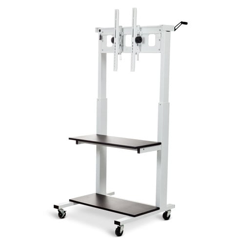Luxor Crank-Adjustable Flat Panel TV Cart - CLCD - Titan Tools Direct