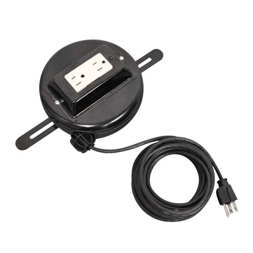 Luxor 20' Retractable Power Cord - Two-Outlet - RE20 - Titan Tools Direct