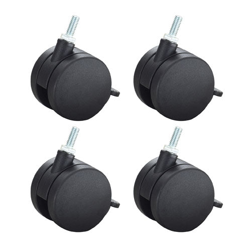 Safco Carpet Casters for AlphaBetter Desk - Set of 4 - 1210BL