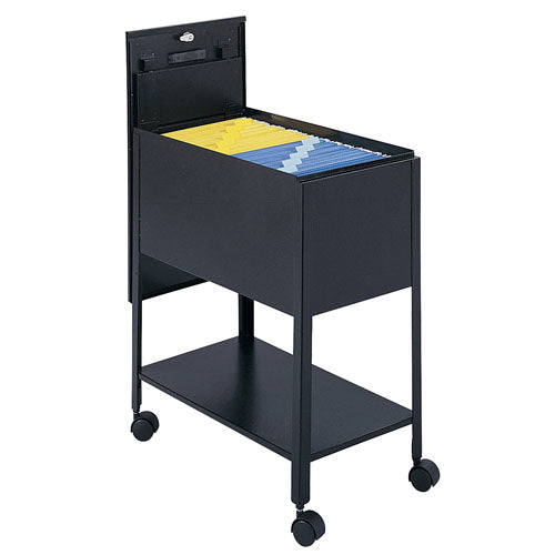 Safco Letter Size Extra Deep Mobile Tub File with Lock - Black - 5362BL ET10654 - Titan Tools Direct