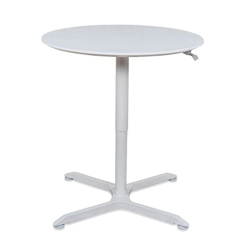 Luxor 32" Pneumatic Height Adjustable Round Cafe Table - LX-PNADJ-32RD - Titan Tools Direct