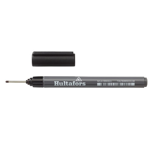 Hultafors HIDHM B Ink Deephole Marker -  Black - 650310 - Titan Tools Direct