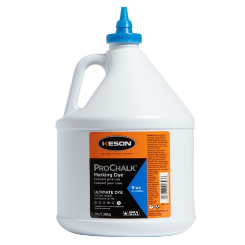Keson 3 lbs ProChalk Ultimate Dye - Case of 4 - Blue - 103BD 103BD Titan Tools Direct