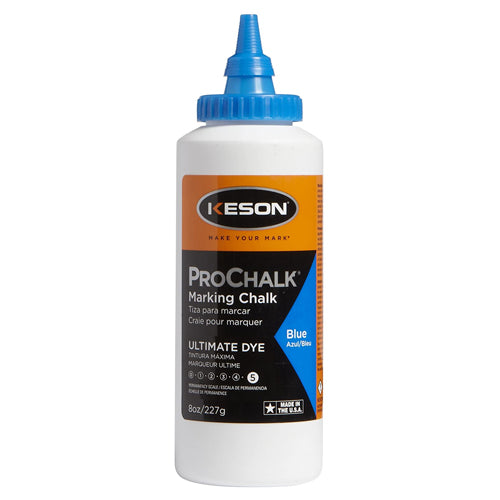 Keson 5 oz ProChalk Ultimate Dye - Case of 12 - Blue - 5BD 5BD Titan Tools Direct