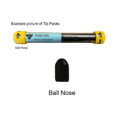 T&T Tools 1/2" Probe Replacement Ball Nose Tips - 6 Pack - HPTB6