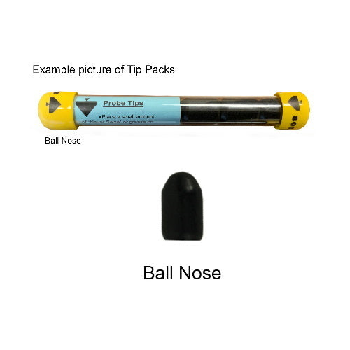 T&T Tools 1/2" Probe Replacement Ball Nose Tips - 12 Pack - HPTB12