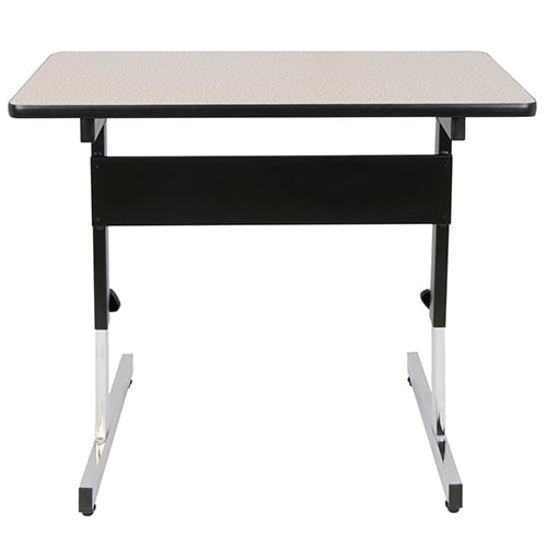 Studio Designs Adapta Height Adjustable Utility Office Table - Black a ...