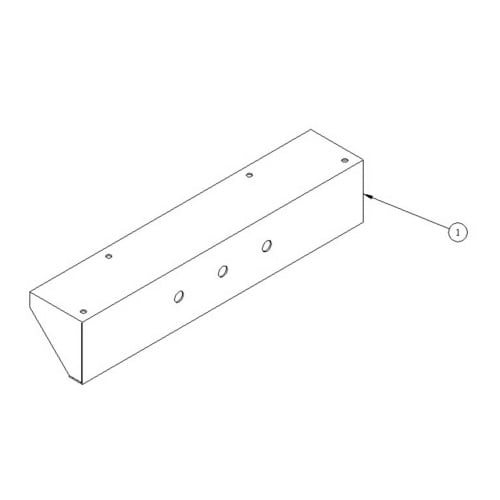 Safco TechWorks, Service Bar Corner; No Power Strip - 737