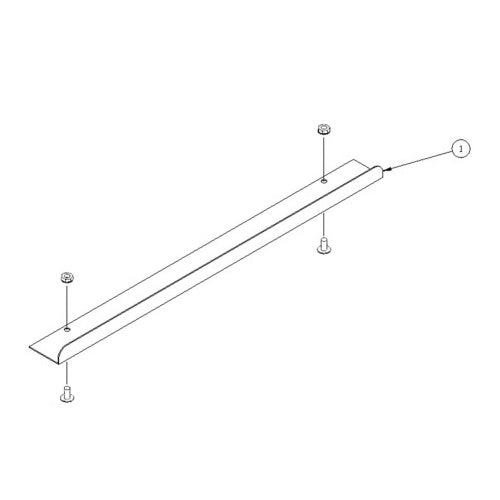 Safco TechWorks, Marker Tray for Whiteboards; 24"W - 750
