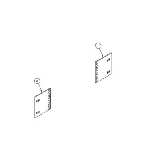 Safco TechWorks, Rack Mount Adapter; 3 1/2" (2U), 24" spacing - 783