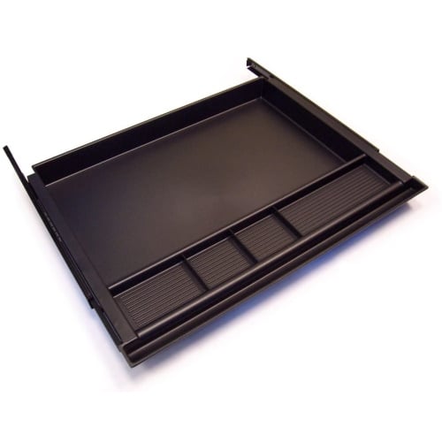 Safco Pencil Drawer, 21"W x 16"D x 2"H, Black Only - 19400