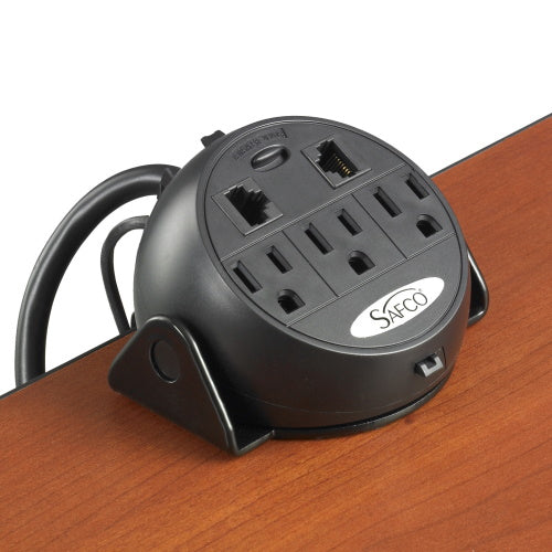 Safco Clamp-On Power Module, Black - 2059BL