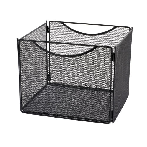 Safco Onyx Mesh Desktop Box File, 10"D - 6 Pack, Black - 2170BL - Titan Tools Direct