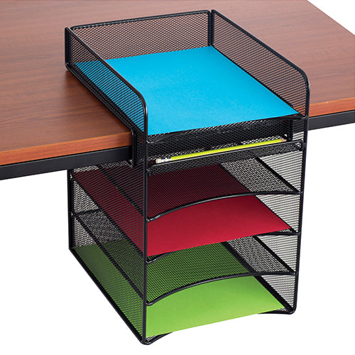 Safco Onyx Horizontal Hanging Storage, Black - 3240BL - Titan Tools Direct