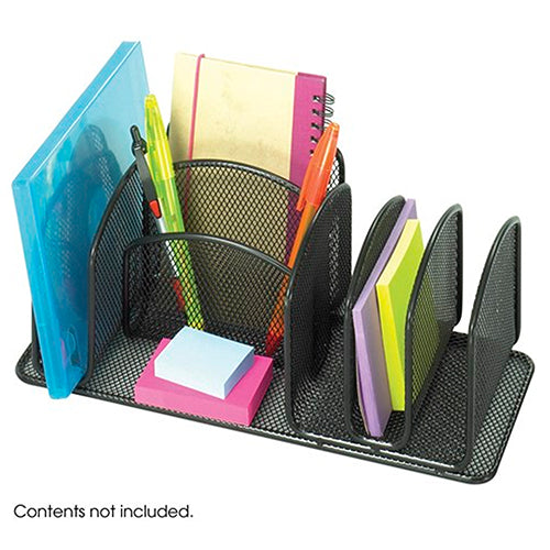 Safco Onyx Deluxe Organizer (Qty. 6), Black - 3251BL - Titan Tools Direct
