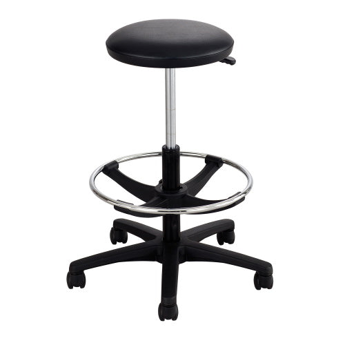 Safco Extended-Height Lab Stool, Black - 3436BL