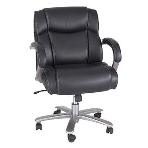 Safco Big & Tall Chair, 350 lb. Capacity, Black - 3504BL