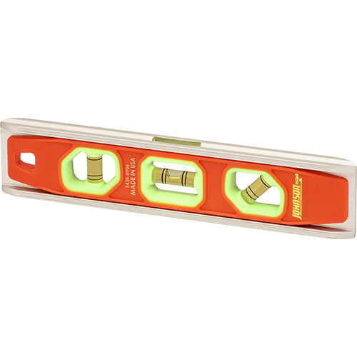 Johnson Level 9" Magnetic Glo-View Torpedo Level 1435-0900
