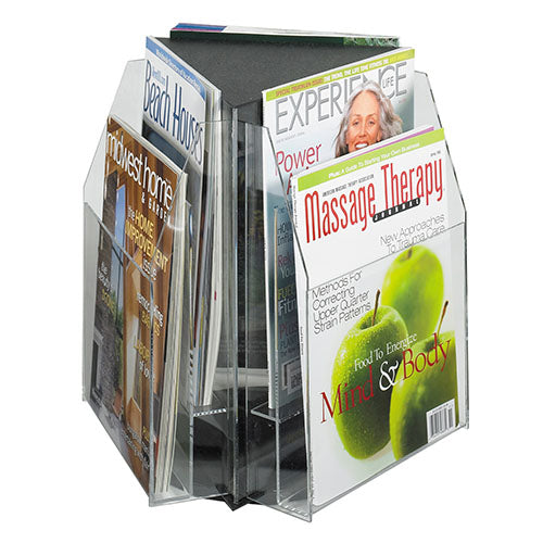 Safco Reveal 6 Magazine Tabletop Displays, Clear - 5698CL - Titan Tools Direct