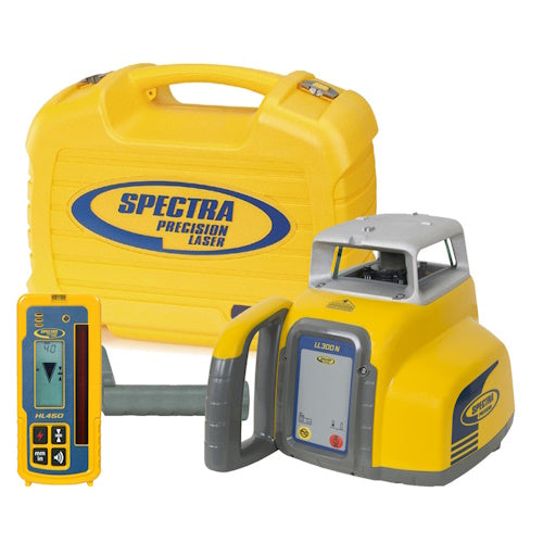 Spectra Precision Laser LL300N Automatic Level w/HL450 Receiver - Alkaline Batteries (LL300N)