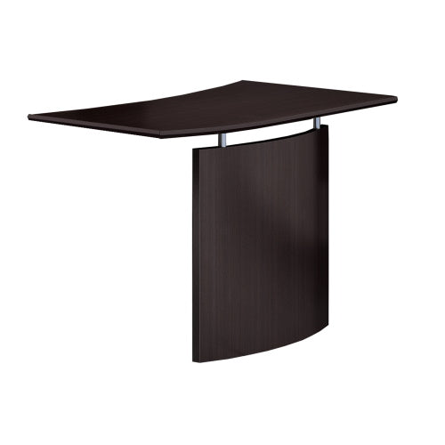 Safco Medina Curved Desk Bridge, Left, Mocha - MNBDGLLDC - Titan Tools Direct
