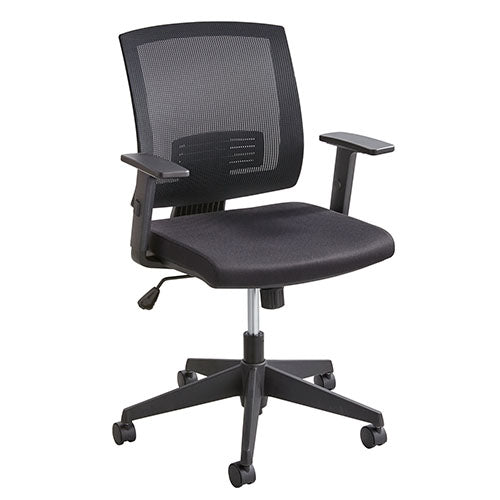 Safco Mezzo Task Chair, Black - 7195BL - Titan Tools Direct